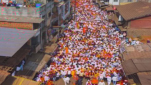 कोल्हापूर : आजर्यात विराट हिंदू जनआक्रोश मोर्चा