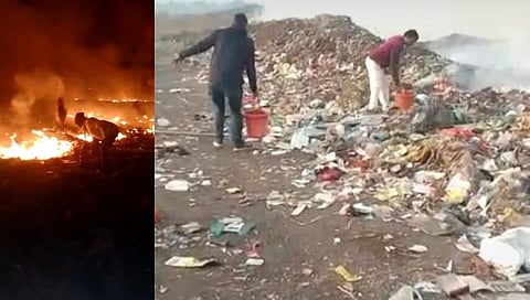 मनमाड कचरा डेपो आग,www.pudhari.news