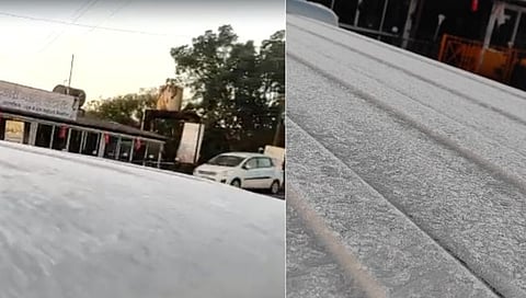 Mahabaleshwar : महाबळेश्वरला ‘हुडहुडी’; वेण्णालेकसह लिंगमळा परिसरात हिमकणांचा नजराणा…