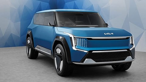 Kia EV9 Concept : किया कंपनीची आगामी नवी कार; ४८३ किलोमीटरची रेंज