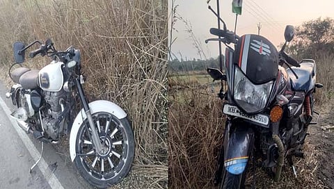 दोन दुचाकींची धडक