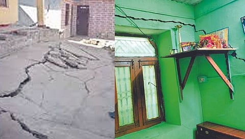 Joshimath : उत्तराखंडमधील जोशीमठ खचले, ५०० घरांना तडे, रस्तेही दुभंगले; ६६ कुटुंबांचे स्थलांतर