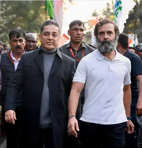 काँग्रेसच्या भारत जोडो यात्रे दाक्षिणात्य सुपरस्टार कमल हसन यांनी आपला सहभाग नोंदवला होता. ( संग्रहित छायाचित्र )