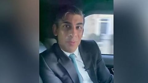 Brittan PM Rishi Sunak : सीट बेल्ट लावला नाही म्हणून ब्रिटनचे PM ऋषी सुनक यांना दंड