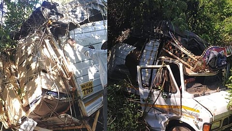 सातारा : महाबळेश्वर-तापोळा रस्त्यावर टेम्पो २०० फूट दरीत कोसळला; तिघे जखमी