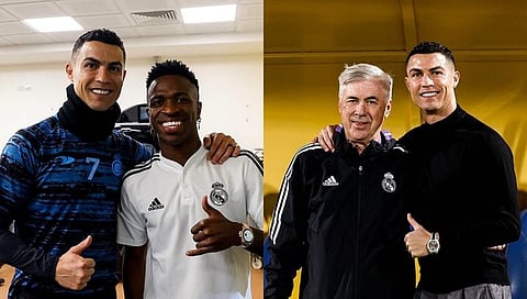 Cristiano Ronaldo : रोनाल्डो आणि रिअल मद्रिद खेळाडूंच्या भेटीचा व्हिडिओ व्हायरल