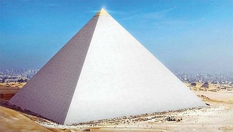 pyramid : पिरॅमिड बांधले त्यावेळी कसे दिसत होते?