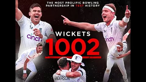 Anderson-Broad Record : महाविश्वविक्रम! 1002 कसोटी बळी घेत अँडरसन-ब्रॉड जोडीचा भीम पराक्रम