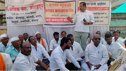 सांगली: ‘यशवंत’ च्या कामगारांचा थकीत पगार द्या, अन्यथा तीव्र लढा उभा करू