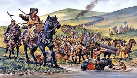 Genghis Khan : म्हणून चंगेज खान युद्धावेळी सोबत न्यायचा अळ्यांची गाडी