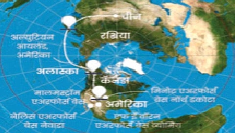 अणू हल्ल्यासाठी चीनकडून बलूनच्या साहाय्याने चाचणी?