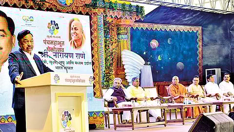 कणेरी मठाचे कार्य लोकहिताचे : नारायण राणे