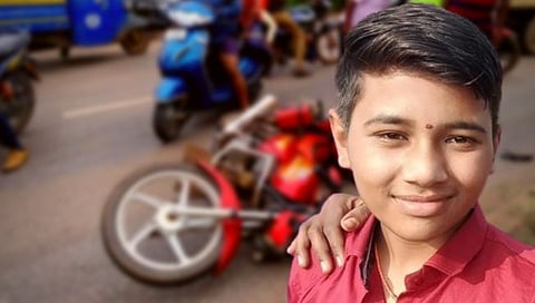 औरंगाबाद-जळगाव महामार्गावर अपघात; ट्रकच्या धडकेत दुचाकीस्वार विद्यार्थी ठार