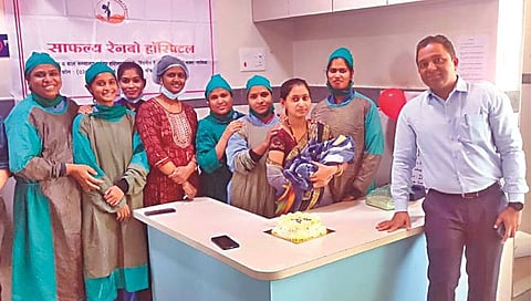 नाशिक : सहा महिन्यांतच प्रसूती, जन्मत:च वजन ८४० ग्रॅम ; डॉक्टरांच्या प्रयत्नाने …