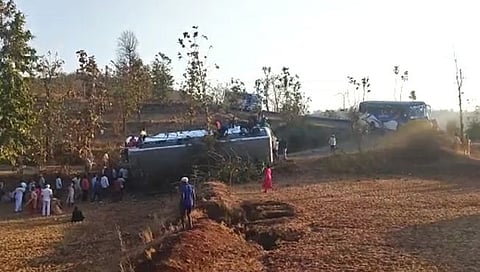 bus accident,www.pudhari.news