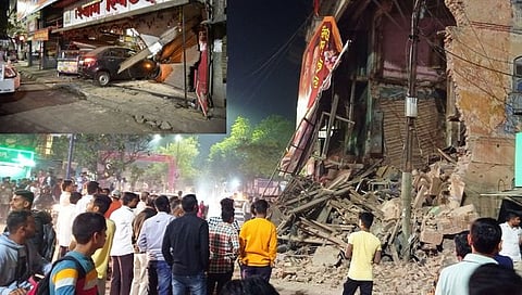 अशोकस्तंभ वाडा कोसळला,www.pudhari.news