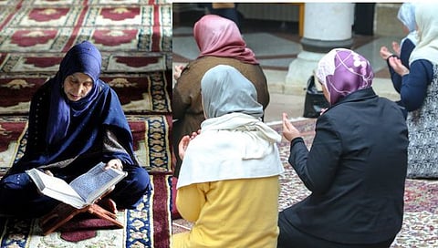 Muslim Women : मुस्लिम महिला मशिदीत नमाजपठण करू शकतात, पण पुरुषांसोबत नाही