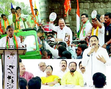 कसबा पेठेत प्रचाराचा ‘सुपरमंडे’! अर्धा ते एक किलोमीटर परिसरात दिग्गज एकाच वेळी रस्त्यावर