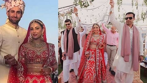 Pakistani Actress Ushna Shah Trolled : पाकिस्तानी अभिनेत्रीचा लग्नातील पोशाख पाहुण नेटकरी भडकले; उश्णाने ट्रोलर्सना सुनावले