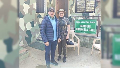 चंद्रपूर : ताडोबातील जंगल, वन्यप्राण्यांचे उत्तमरित्या संरक्षण व व्यवस्थापन; सचिन तेंडुलकरकडून वनाधिकाऱ्यांचे कौतुक