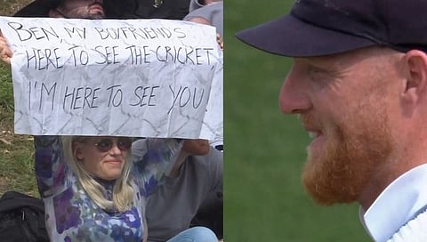 Ben Stokes : भर सामन्यात तरूणीने केले बेन स्टोक्सला प्रपोज