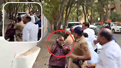 Jitendra Awad : जितेंद्र आव्हाड समर्थकांकडून ठाणे महापालिकेच्या सहाय्यक आयुक्तांना मारहाण