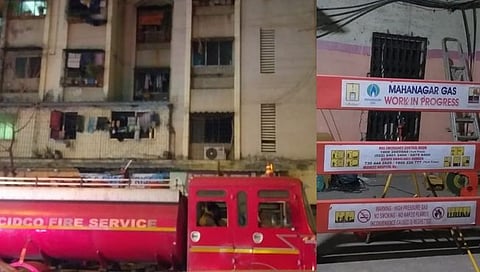 महानगर गॅसचा कामोठ्यात स्फोट; दोन कामगार होरपळले