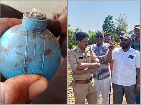 पुणे : टणू गावातील बॉम्बसदृश्य वस्तू स्फोट घडवून करण्यात आली निकामी