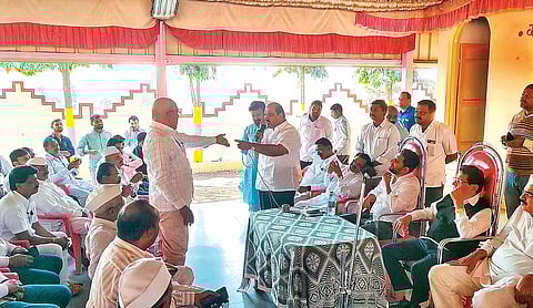 श्रीगोंदा : भाजप-राष्ट्रवादीचे कार्यकर्ते भिडले; खा. सुजय विखे यांच्या समोरच गोंधळ