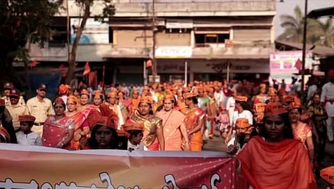 कोल्हापूर : कुरुंदवाड येथे लव्ह जिहादविरोधात हिंदू गर्जना मोर्चा