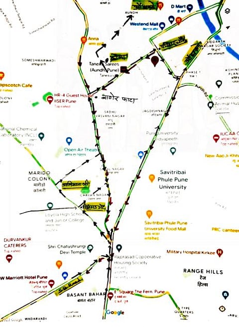 पुणे : विद्यापीठ परिसरात वाहतुकीत बदल ; गर्दी टाळण्यासाठी प्रशासनाकडून उपाययोजना