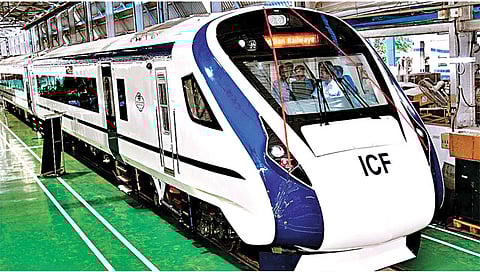 नाशिक : सुसज्ज वंदे भारत रेल्वेला सत्तर टक्केच प्रतिसाद