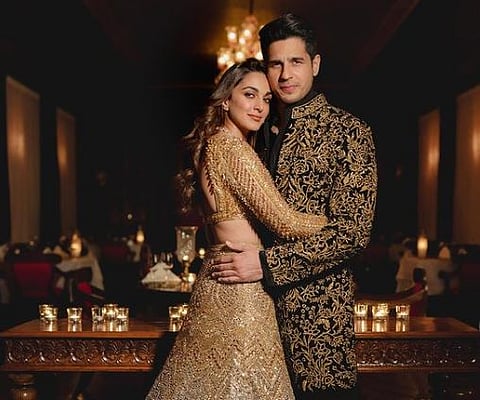 सिद्धार्थ-कियाराचा रॉयल लूक