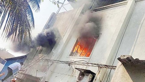 सांगली : कुपवाड एमआयडीसीतील कंपनीस आग