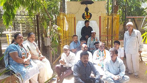 डोंबिवली: केंद्र सरकारविरोधात काँग्रेसचे सत्याग्रह आंदोलन