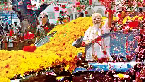 लंडनमध्ये बसून काही लोक भारताच्या लोकशाहीवर प्रश्न उपस्थित करतात : पंतप्रधान मोदी