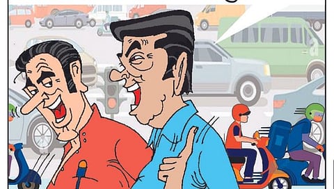 लवंगी मिरची : सावकाश चालवा बाबांनो!