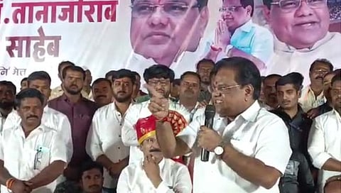 ठाकरे सरकार पाडण्यासाठी दोन वर्षात १५० बैठका : मंत्री तानाजी सावंत यांचा गौप्यस्फोट (Video)