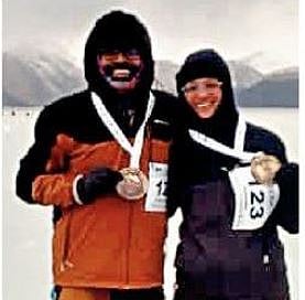 लडाखमध्ये गोठलेल्या पेंगोंग लेकवर झाली अर्धमॅरेथॉन; गिनीज बुकमध्ये नोंद