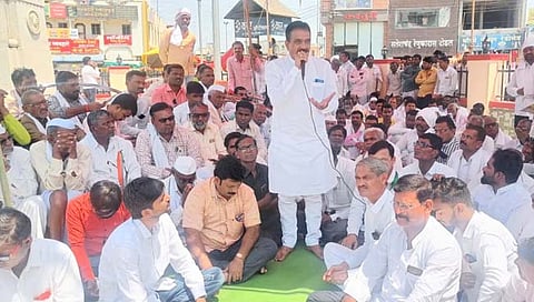 हिंगोली : केंद्र सरकार विरोधात काँग्रेसचे सत्याग्रह आंदोलन