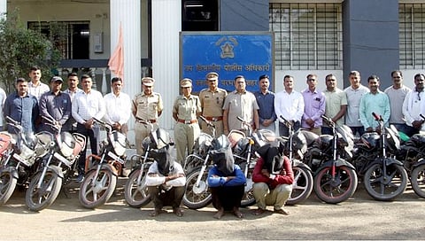 परभणी : तीन जिल्ह्यातील दहा मोटरसायकलीचे गुन्हे उघड
