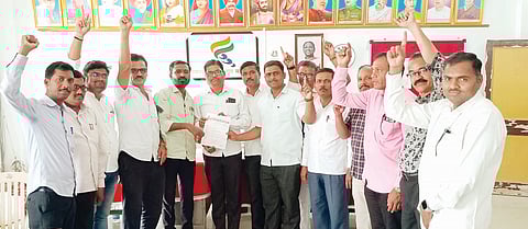 पाथर्डी : कला शिक्षक संघाचा जुन्या पेन्शनला पाठिंबा