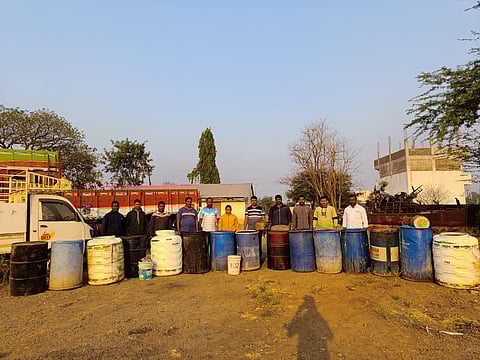 पुणे : बावड्यात पोलिसांचा बेकायदेशीर चालणाऱ्या दारु अड्ड्यावर छापा ; २ लाख ४९ हजारांचा माल जप्त