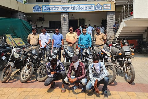 संगमनेर: साडेतीन लाखाच्या सात मोटारसायकली पोलिसांनी केल्या हस्तगत