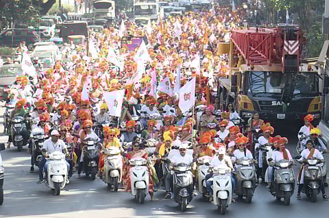 पुणे : महिला सक्षमीकरणाचा नारा बुलंद ; ‘पुढारी कस्तुरी क्लब’तर्फे आयोजित बाईक रॅलीला उत्स्फूर्त प्रतिसाद