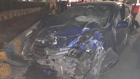 Accident : ठाण्यात रिक्षा आणि कारचा विचित्र अपघात, एकाचा मृत्यू