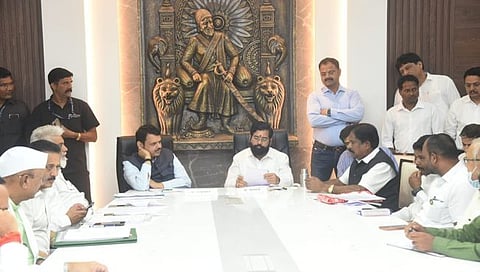 शेतकऱ्यांचे लाँगमार्च आंदोलन थांबविण्याचे मुख्यमंत्री एकनाथ शिंदे यांचे आवाहन