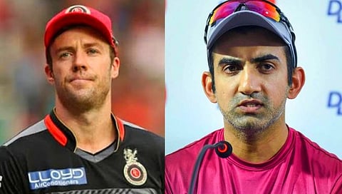 Gambhir on AB : चिन्नास्वामीवर असले विक्रम कोणीही करू शकतो; गौतम गंभीरची डिव्हिलियर्सवर टीका