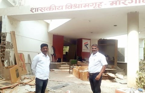 पुणे : मोरगाव शासकीय विश्रामगृहाचे काम प्रगतीपथावर