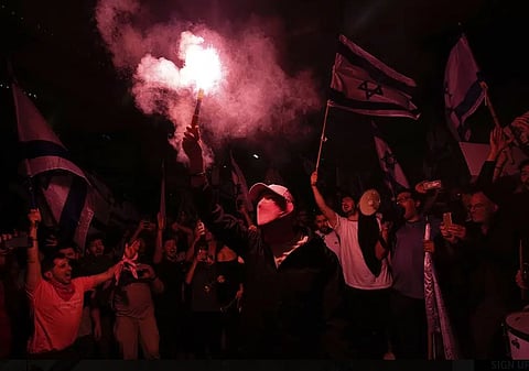 इस्रायलमध्ये पंतप्रधान नेतान्याहूविरोधात पुन्हा आंदोलनाचा भडका, देशातील मोठी कामगार संघटना रस्त्यावर